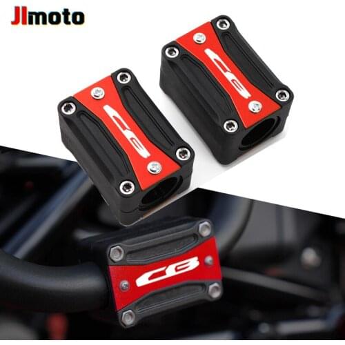 For HONDA CB125R CB300R CB400X CB500F/X CB650R Universal Motorcycle Engine Crash Bar Protection Bumper Decorative Guard Block