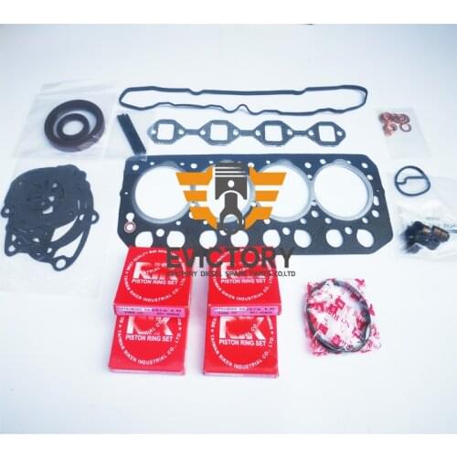 For Mitsubishi S4L2 S4L S4L-2 piston ring + full cylinder head gasket kit