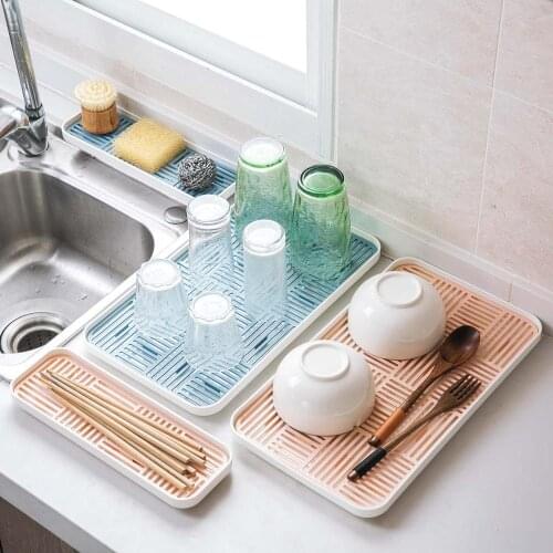 Double Layer Dish Draining Tray Vegetable Fruit Drying Rack Washing Holder Storage Rack Kitchen Organizer