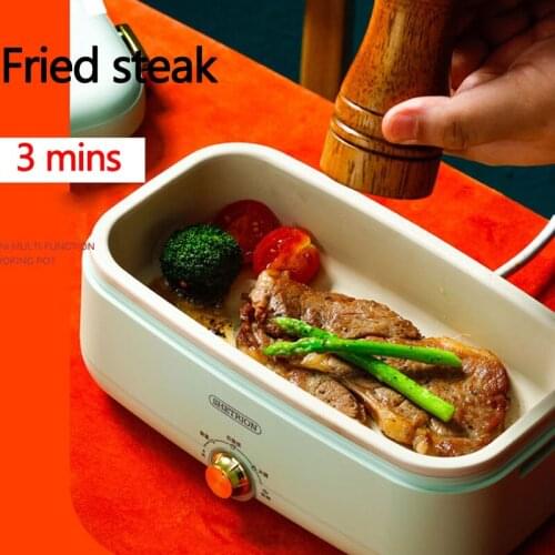 220V Electric Lunch Box 800ml Intelligent Rice Cooker Hot Pot Cooking Pot Portable Multicooker Heat Preservation Food Warmer