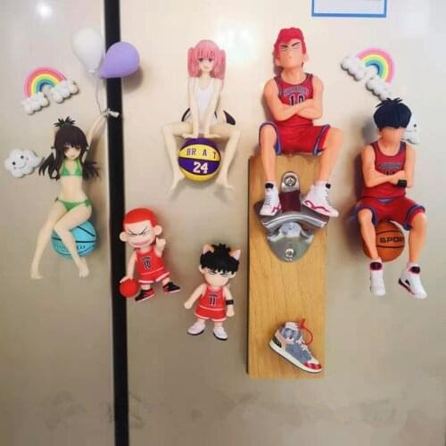 Slam Dunk anime action figure prefect quality 3d fridge magnets classic toys for children home decoration