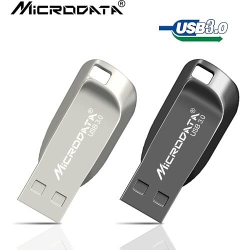 Custom LOGO Metal Mini USB3.0 Flash Drive 4GB 8GB 16GB 32GB 64GB 128G High Speed Pen Drives Gift Memory Stick 100% Real Capacity