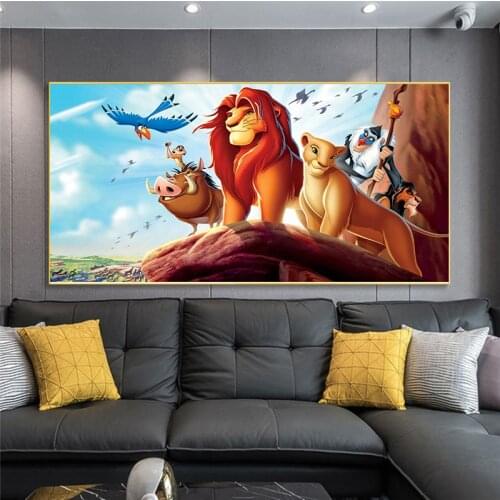 Disney Cartoon Movie Crazy Zoo Anime Canvas Painting Poster and Print Wall Art Picture Modern Nordic Home Child Room Decoration
