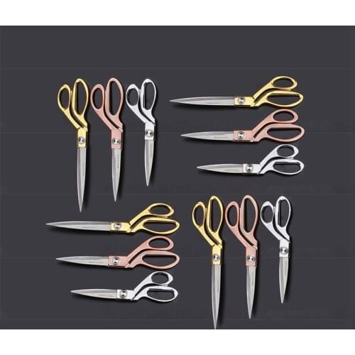 Cross Stitch Professional Stainless Steel Retro Gold Scissors Cutting Scissors Tailor Dressmaker Scissors For Sewing Needlework