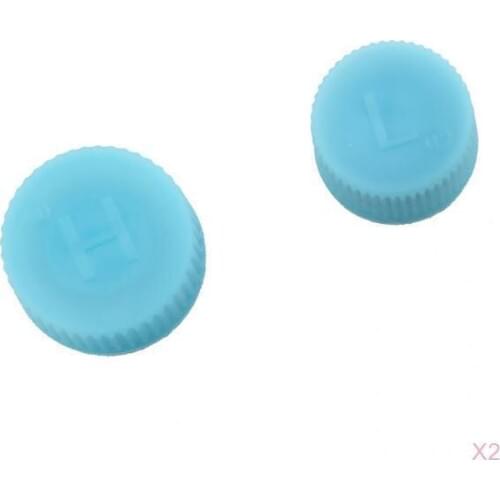4 Pcs AC High Low Side Charging Port Service Valve Fitting Caps R134a R12