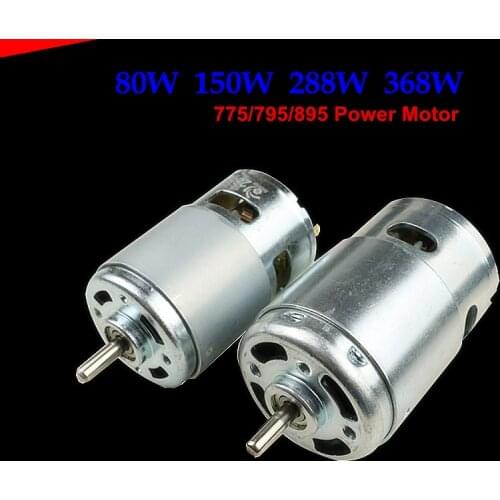 Scooter modified DC Motor! 80W 288W 150W 368W Ball bearing 12V 24V Power Electric grinding bench drill Cutting machine Motor