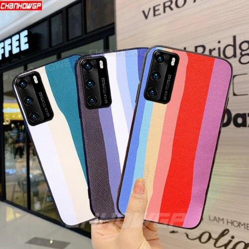 Rainbow Soft Case For Hauwei P40 P30 P20 Lite Pro P Smart Y7A Y5P Y6P Y7P Y8P Honor 9X 9A 9C 9S 8A 8S 20 Lite 30 Pro Plus Cover
