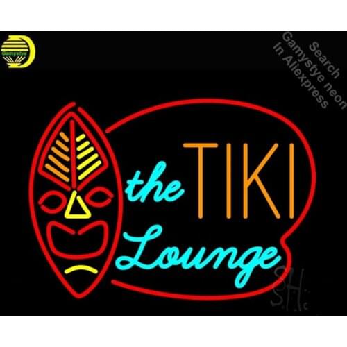 Neon Sign for Tiki Store Finds Spring Lounge Neon Bulb sign handcraft Glass tube Room windows Dropshipping neon bar lights Home