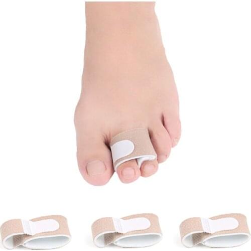 1PC Nylon Latex Toe Finger Straightener Hammer Toe Hallux Valgus Corrector Bandage Foot Stretcher Care Toe Separator Splint Wrap