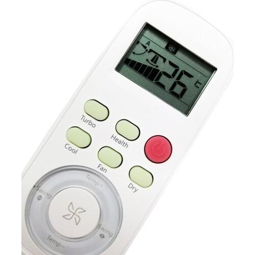 AC Remote Control 0010401996 For Haier Komeco Air Conditioner / Ar Condicionado Controle Remoto Luminoso 0010401996M Bracket