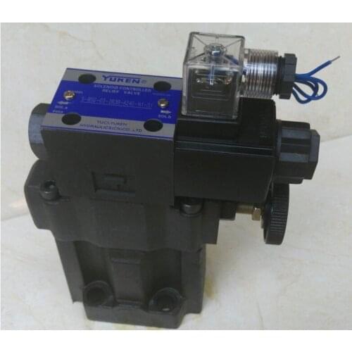 YUCI YUKEN overflow valve S-BSG-10-3C with low noise high pressure solenoid valve