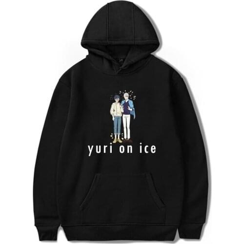 Yuri! On Ice Hoodies Manga Streetshirt Printed Fashion Men/Women Sweatshirt Unisex Tops Harajuku Pullover Clothing Anime Hooded