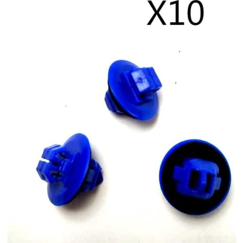 10pcs OEM Nylon For Toyota Rocker Panel Moulding Clips Retainer Fastener 75495-35010 Prado / 4 Runner / Highlander