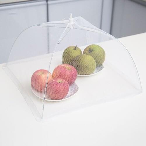1 PC Folding Food Covers Umbrella Shape Mesh Screen Food Covers Large Protect Food Cover Tent Dome Net Food Protector