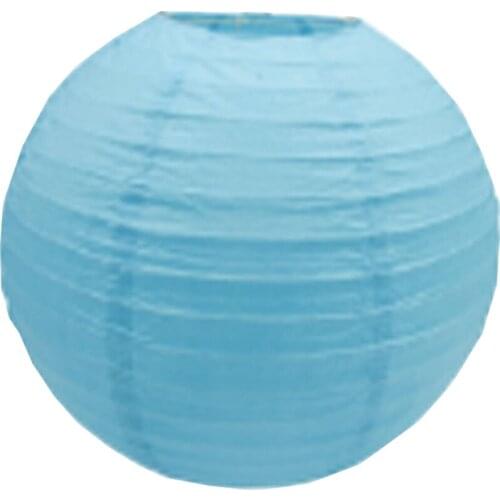 10pcs light blue baby blue Paper Lantern wedding baby shower decoratioive lampshade