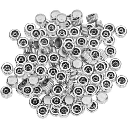 100 Piece Watch Crowns Waterproof for The Repair of Quartz Watches Replace