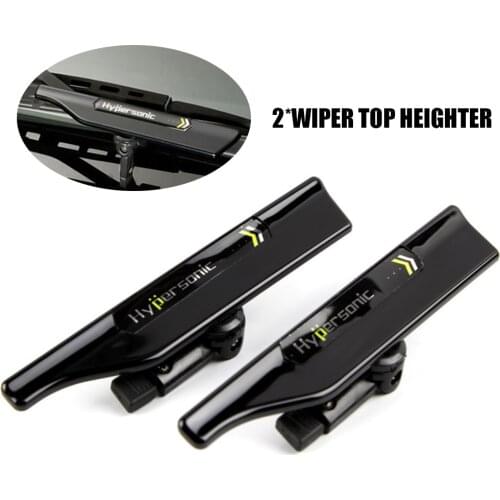 2Pcs For Hypersonic Wiper Stand Windshield Wiper Wing Windshield Wiper Blade Spoiler Mate Wing Auto Parts Car Tool Accessories