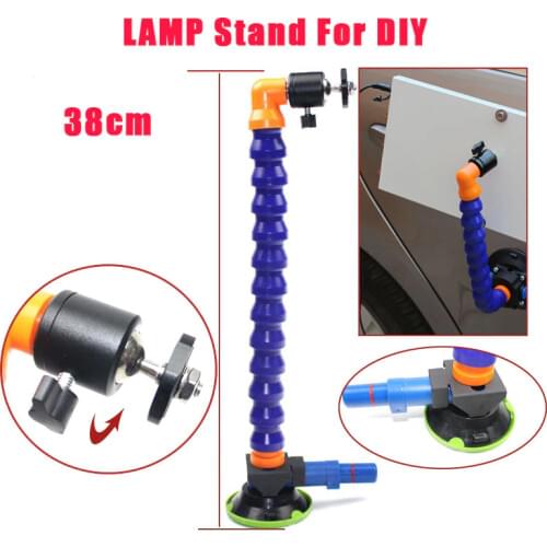 3 inch heavy duty hand pump suction cup with 360 degree flexible stand for DIY lamp