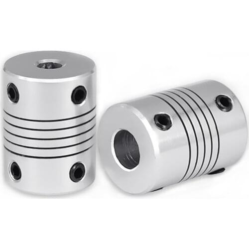 Aluminium CNC Motor Jaw Shaft Coupler 5mm To 8mm Flexible Coupling Flexible Coupler Motor Connector