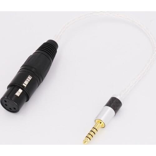 Audiocrast 4.4mm Headphone to 4 Pin XLR Female Aux Cable TRRRS Audio Jack
