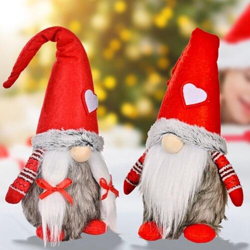 Decorative Ornaments Dolls Christmas Accessories Hristmas Decorations White Love For Gifts New Year Male Models Rudolph