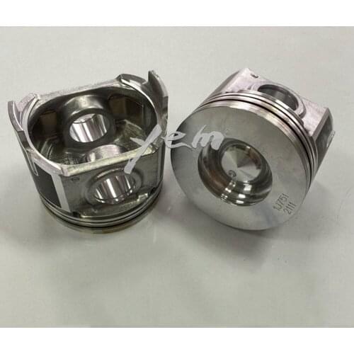 For Kubota engine parts V3307 Piston 1J751-21110 + piston ring for Bobcat excavator