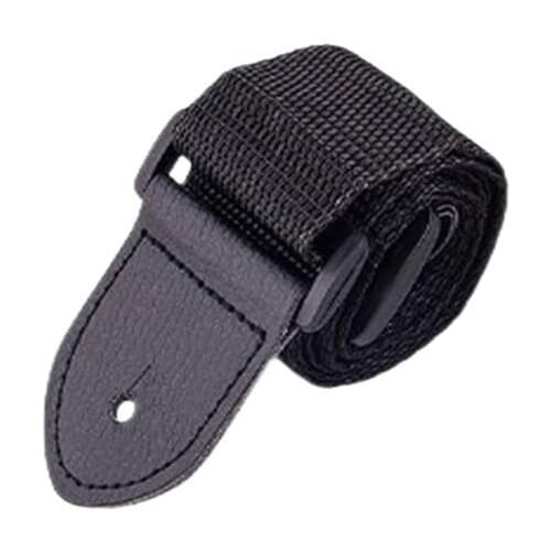 China Factory Nylon Guitar Strap Black Belt For Acoustic Guitar