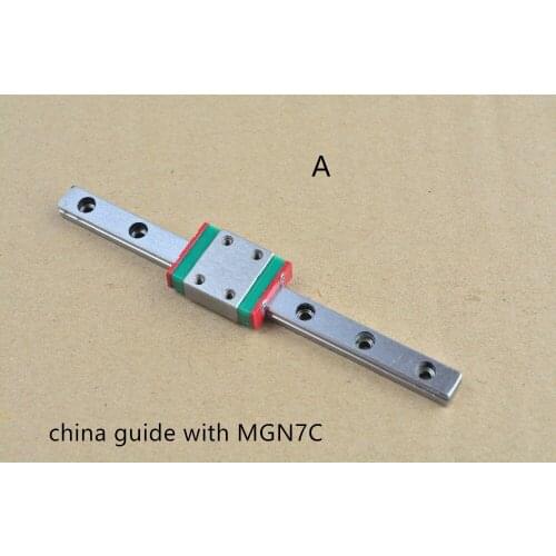 MR7 linear guide MGN7 length 250mm with MGN7C or MGN7H block bearing rail 7mm