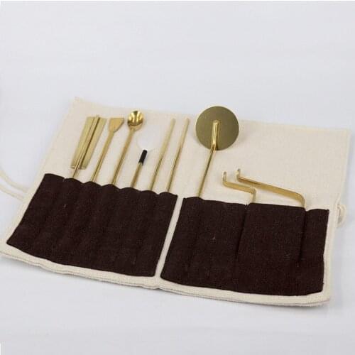 Incense tool storage bag starter set seven-piece linen kit incense bag special incense appliance supplies