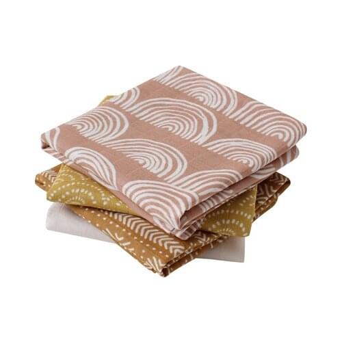 60x60cm Muslin Squares Baby Blankets Newborn Bamboo Swaddle Wrap Feeding Burp Cloths Towel Scraf Cotton Baby Diaper