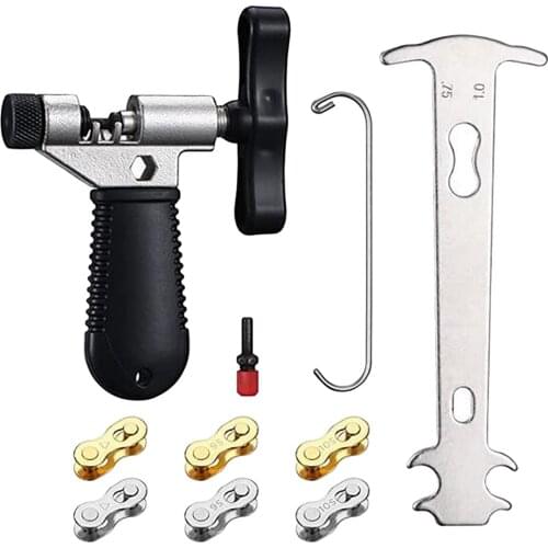 MTB Road Bicycle Chain Tool Kit Missing Link Chain Breaker Chain Hook Bike Cycling Repair Tool 7/8/9/10Speed Chain Link