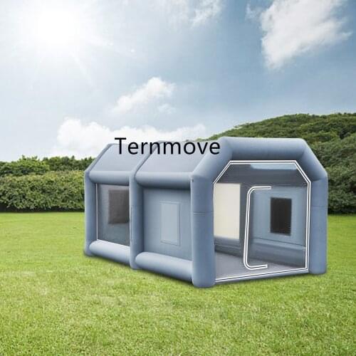 Inflatable paint booth inflatable spray paint booth Inflatable Car Workstation with Blowers Spray Paint Tent Booth