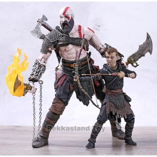 NECA God of War Kratos & Atreus Ultimate PVC Action Figure Collectible Model Toy