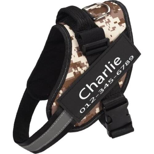 Pet Nylon Dog Vest No Pull Adjustable XS S M L XXL Naughty Dog Vest Safety Vehicular Lead Walking Running Dog Accessories