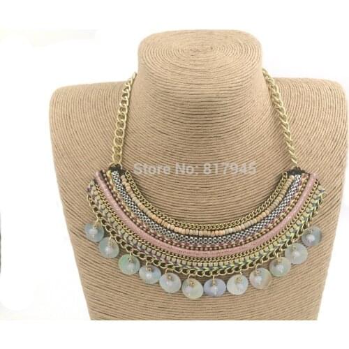 2016 new fashion jewelry hand make necklace wholesale Bohemia style necklace
