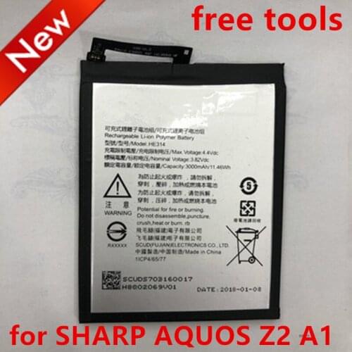 New 3000mAh HE314 High Quality Battery for SHARP Z2 FS8002 Cell Phone