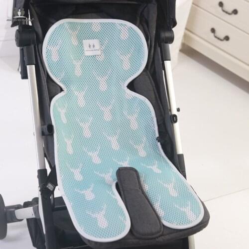 Baby Stroller Accessories Comfortable Cool 3D Air Mesh Liner General Seat Cushion Kids Pushchair Cushion Pad Size 70x35cm