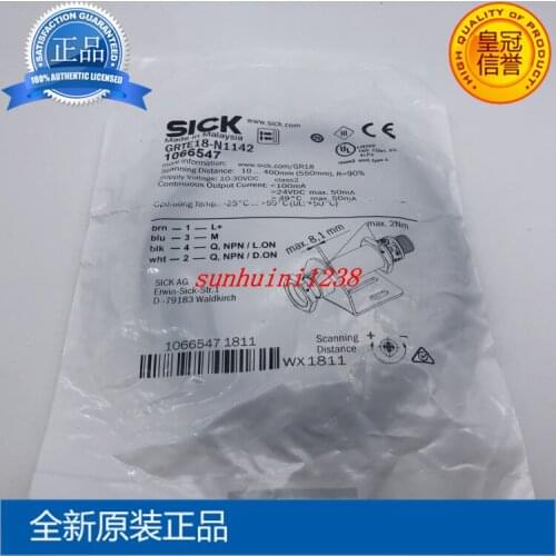 Brand new original SICK photoelectric switch GRTE18-N1142 GRTE18-P1142
