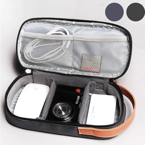 Vococal Oxford Cloth Electronics Digital Storage Bag Case Organizer Pouch Waterproof for Airpods Air Pods Earphone Accessories
