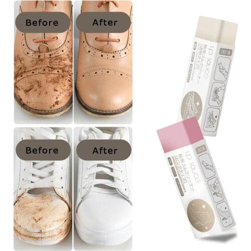 Magical Shoe Cleaning Kit Eraser Block Casual Sneaker Suede Leather Whitener Cleaner Brush Care Helper Small White Shoe Artifact