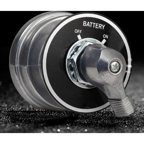 G5AD 1 Piece High Current Master Battery Disconnect Switch Kit Aluminum Alloy and Copper Material for Car Vehicle RV and Boat