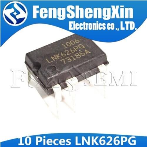 10pcs/lot LNK626PG DIP-7 LNK626 LNK626Pn LCD power management chip