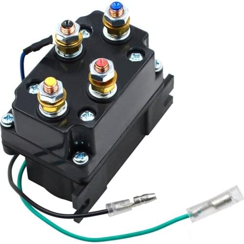 12V 500A Unversal Winch Solenoid Relay Contactor For Heavy Duty Upgrade Albright Equiv KFI: ST17 S2000 A2500 A3000 U4500 U4500w
