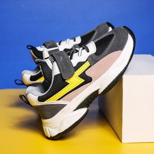 2020 autumn girls boys fashion sports Casual children shoes Velcro Light Comfortable Non-slip Breathable kids lazy Daddy shoes