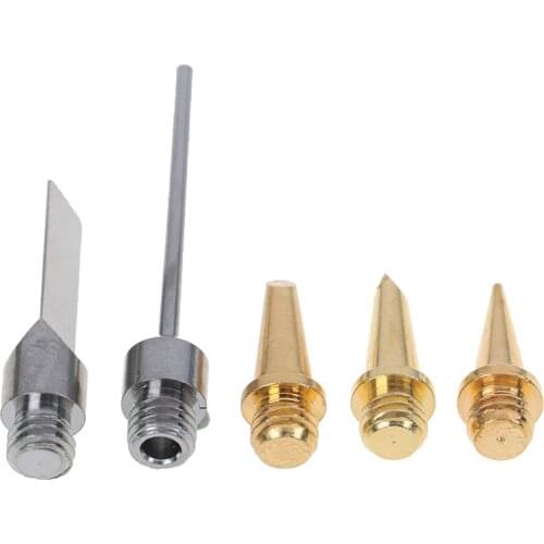 5pcs Replacement Copper Tips Nozzle For HS-1115K Soldering Iron Cordless Welding Tools Gas Welding Tips Dropshipping