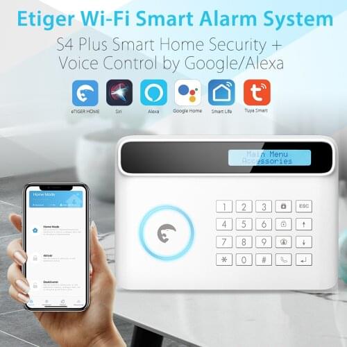 WiFi GSM Home Security Alarm System Wireless Smart Anti-theft System Kit with Motion Detection for Home Offices Apartments