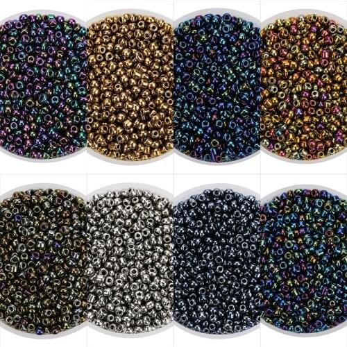 Deep Color Charm Czech Glass Beads Charms Seed Beads Kralen Glass Spacer Beads for Jewelry DIY Making Wholesale DIY Bracelet