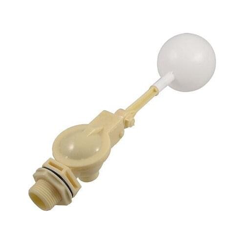 Liquid Water Level Sensor 1" PT Thread Plastic Float Valve Ball
