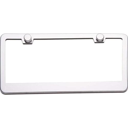 Car License Plate Holder for Car License Plate Universal Stainless Steel License Plate Frame Suitable for U.S. Regulations
