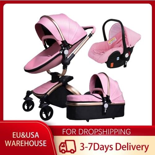 Baby Stroller 3 in 1 tricycle baby walker High Landscape Stroller Folding strollers baby trolley baby pram for baby